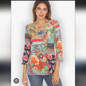 Citron Santa Monica Printed Knit Shirt